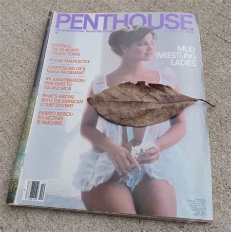 VTG PENTHOUSE MAGAZINE October 1981 Pet Connie Lynn Hadden ORIGINAL