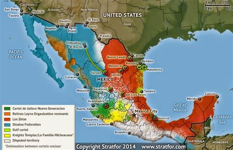 Cartel Maps Cartel Territories Of Mexico And Guerrero Cartel