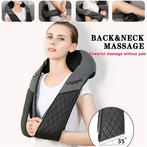 nk home shiatsu kneading neck and shoulder massager kneading massage therapy pillow with