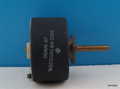 100w 390 Ohm 10 Ceramic Wirewound Potentiometer Reostat Draloric Veri