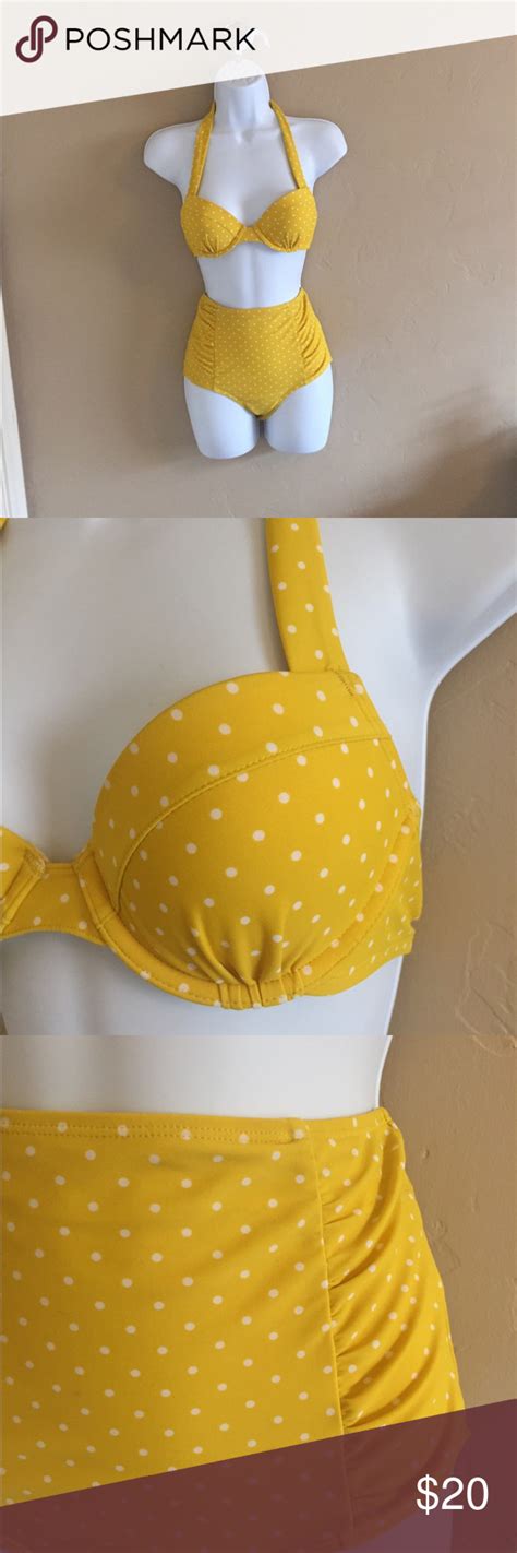yellow polka dot bikini yellow polka dot bikini polka dot bikini bikinis