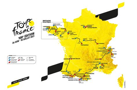 Le parcours du tour de france 2021 sera présenté ce dimanche soir sur france 2, confinement oblige. Tour de France 2021 : le parcours et les étapes