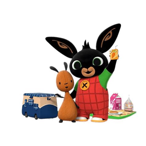 Bing Bunny On A Picnic Transparent Png Stickpng