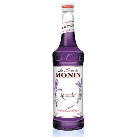 Monin Lavender Syrup Aromatic And Floral Natural Flavors Great For