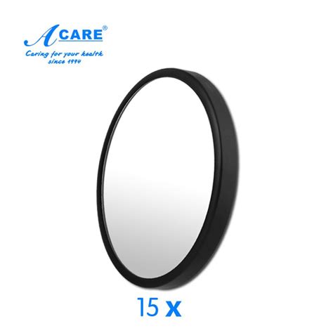 1pc Acare 15x Makeup Mirror Pimples Pores Magnifying Mirror With Two Suction Cups Makeup Tools