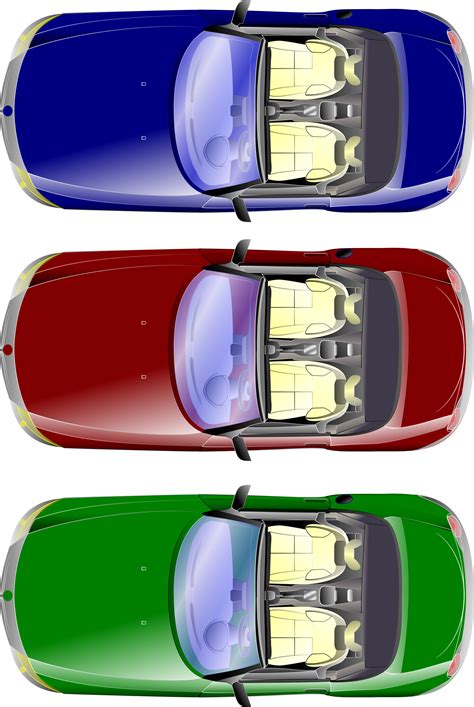 Download Clipart Car Top View