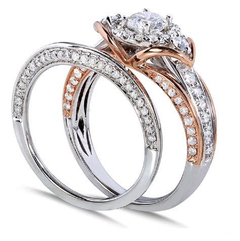 Https://tommynaija.com/wedding/two Tone Wedding Ring Sets