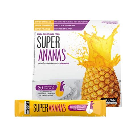 Zuccari Super Ananas Integratore Drenante E Farmaciaeuropeait