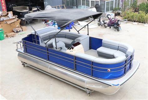 19ft 58m Floating Pontoon Boat In Stock For Sale Buy Pontoon Boat