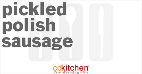 Pickled Polish Sausage Recipe