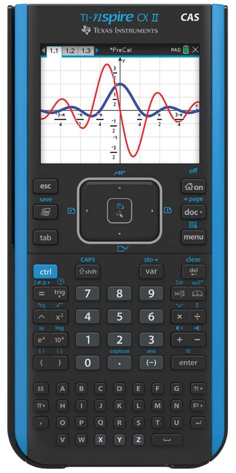 Texas Instruments Ti Nspire Cx Ii Cas Handheld Graphing Calculator