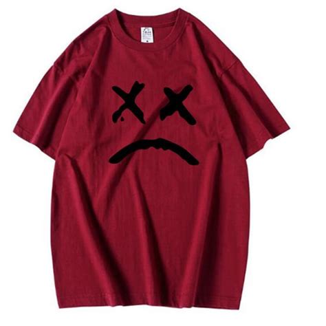 Sad Face Loose Casual T Shirt