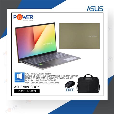 ⛅ คุ้มค่าเมื่อซื้อ Asus Vivobook S531fl Bq014t S531fl Bq012t I5 8265u
