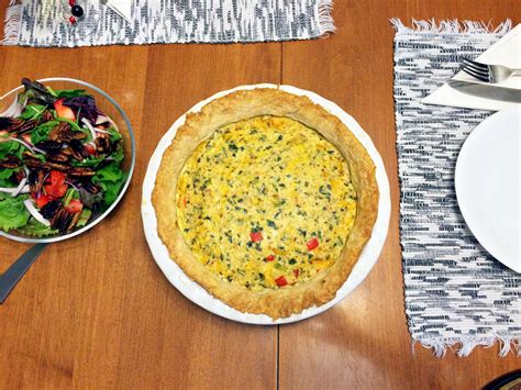 Step 3 bake quiche in the preheated oven until a knife inserted into the filling comes out clean, 40 to 45 minutes. Crab Quiche - The Gourmet Housewife