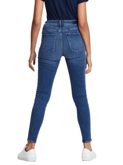 Abercrombie And Fitch Super Skinny High Rise Simone Jeans Destroy Blue Pockets