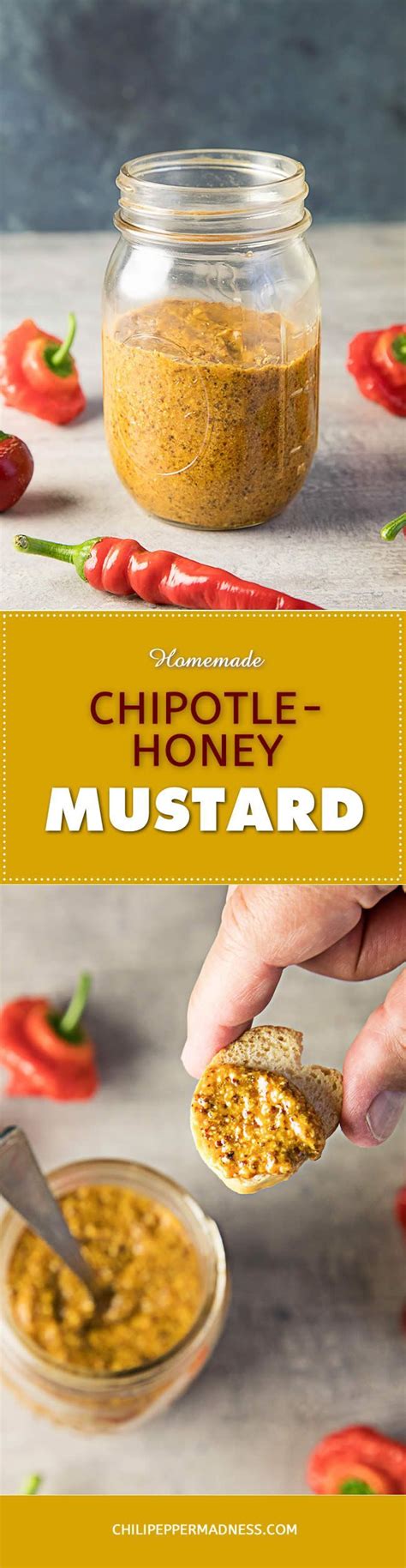 Homemade Chipotle Honey Mustard This Mustard Is Pungent Smokey And