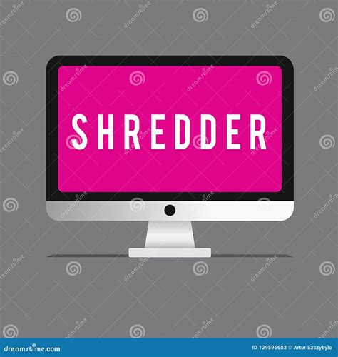 Writing Note Showing Shredder Business Photo Showcasing Machine Or