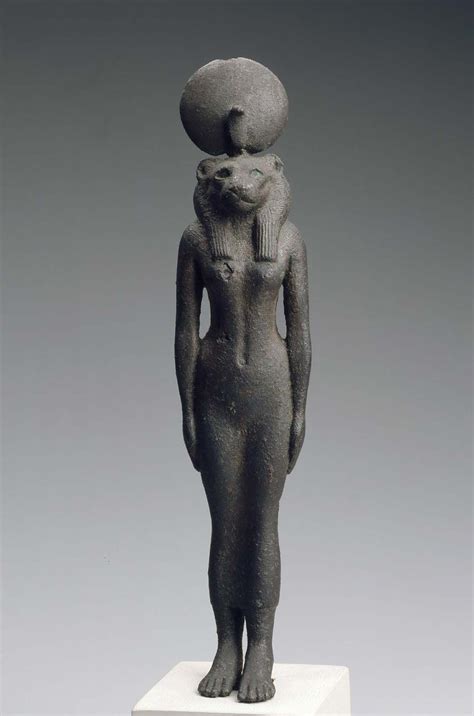 bronze statuette of sekhmet egyptian late period dynasty 26 30 664 332 b c findspot egypt