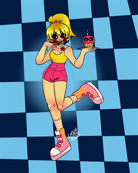 I Drew Toy Chica As A Human Shes Cute But Probably Really Mean That