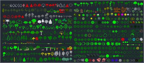 Trees And Plant Cad Block Free Cad Block And Autocad Drawing