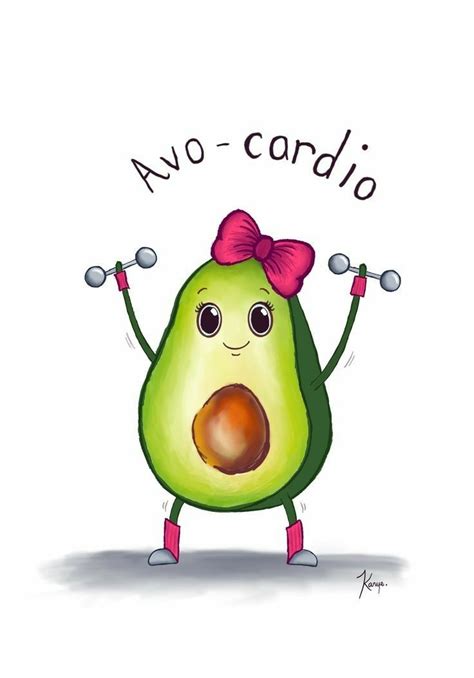 Cute Cartoon Cute Avocado Pictures Michael Arntz