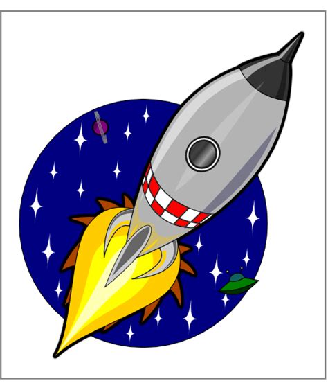 Kliponius Cartoon Rocket Clip Art At Vector