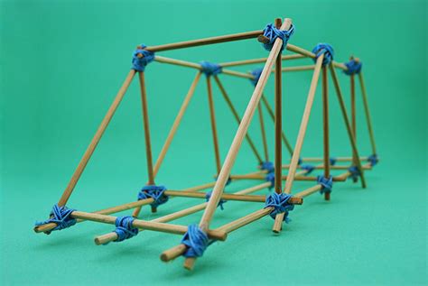 How To Build A Model Bridge Out Of Skewers Bridge Bridge Engineering