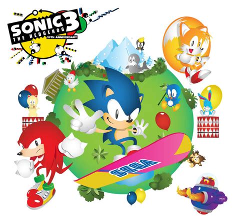 Sonic The Screensaver Sonic 3 25th Anniversary By Linkabel32 On Deviantart