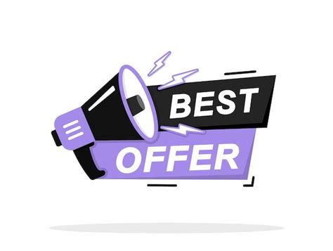 Premium Vector Best Offer Icon On White Background