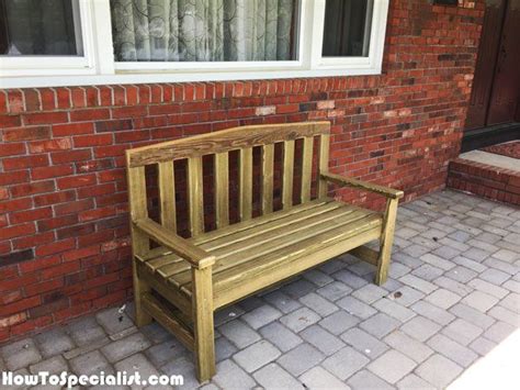 If you follow the instructions you can build this chic be. DIY Simple 2x4 Bench | HowToSpecialist - How to Build ...