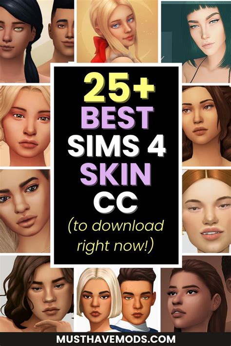 25 Best Sims 4 Skin Overlay Mods Sims 4 Cc Skin Sims 4 The Sims 4