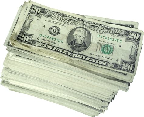 Pilha De Dólares Em Dinheiro Png Transparente Stickpng