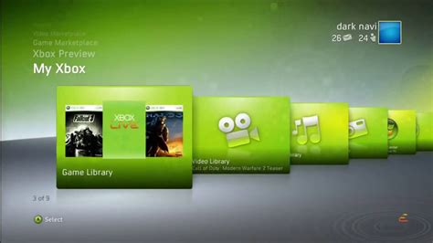 Xbox 360 Dashboard 2009 Youtube
