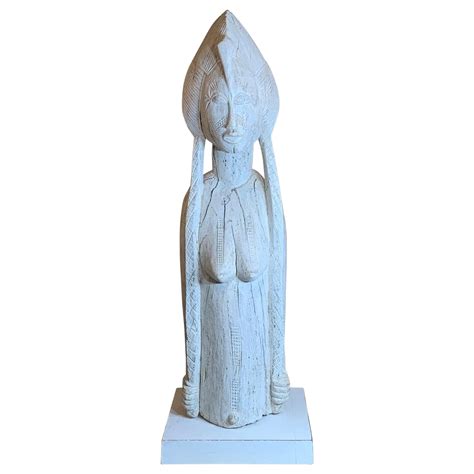Carved African Wood Sculpture Of A Woman At 1stdibs Tall African