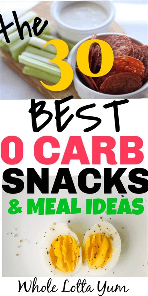 30 No Carb Snacks To Buy And Make Zero Carb Meals Too No Carb