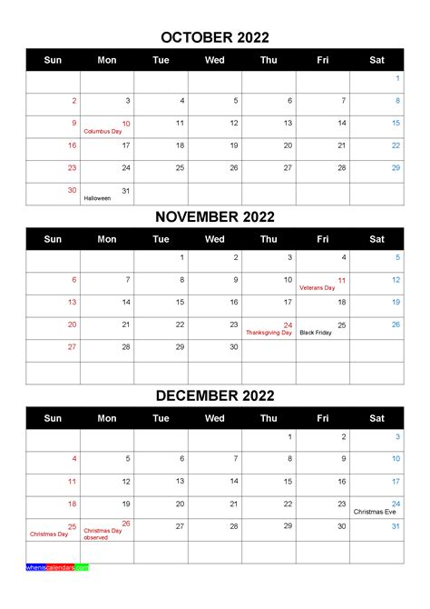 Calendar August Sept Oct Nov Dec 2022 July Calendar 2022