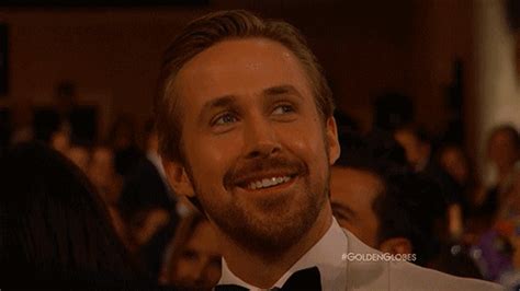 Ryan Gosling Golden Globes 2016  By Mtv Find And Share On Giphy