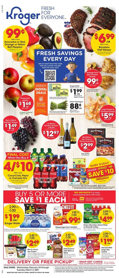 Kroger Weekly Ad Kroger Ad Specials