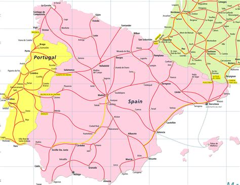 Top suggestions for france spain and portugal map. Portugal Map and Portugal Satellite Images