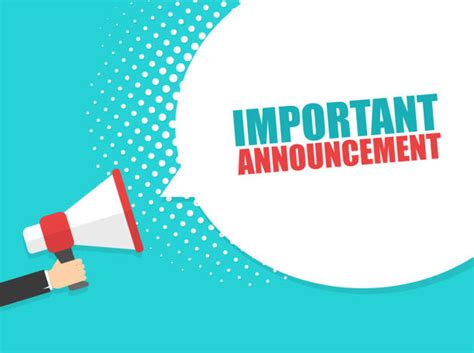 Announcement Message Illustrations Royalty Free Vector Graphics And Clip