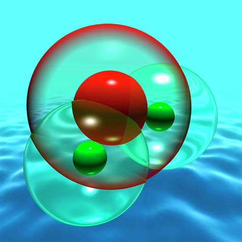 Water Molecule Photograph By Russell Kightleyscience Photo Library