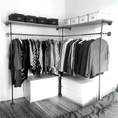 44 Diy Closet Ideas Built With Pipe And Fittings