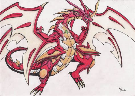 Bakugan Red Dragon By Misleine On Deviantart