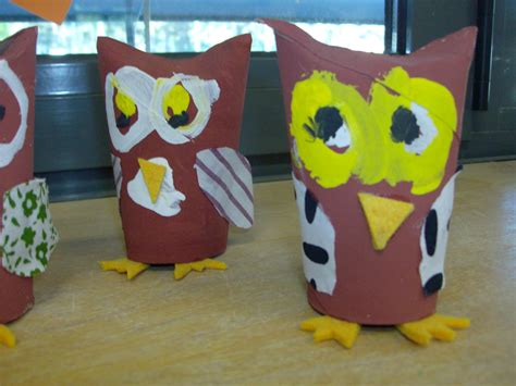 Reuse Crafts Owls Out Of Tp Rolls