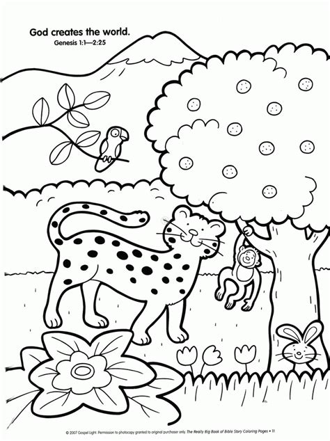 In telling how god created the world, the book of genesis describes what happened on each day. Free Printable Coloring Pages Of Creation Story - Coloring ...