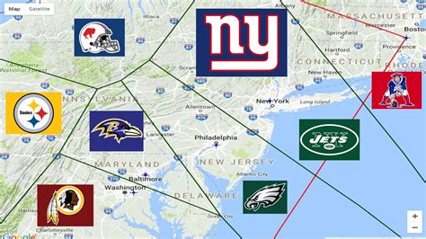 Maps Of Nfl Team Geographically Closest To You Sports Forum