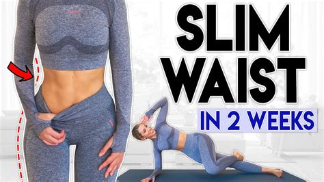 Slim Waist In Weeks Minute Home Workout Youtube