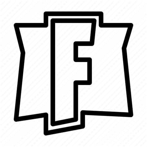 Fortnite Logo Outline