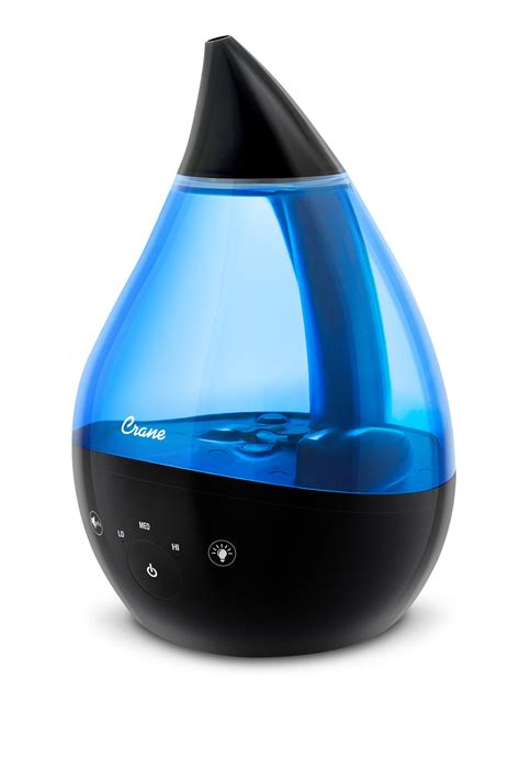 Crane Usa Top Fill Drop 1 Gallon Ultrasonic Cool Mist Humidifier With