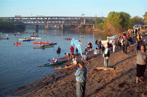 Lining Up To Launch At Kaw Point Mr340 Race Missouri River Kansas